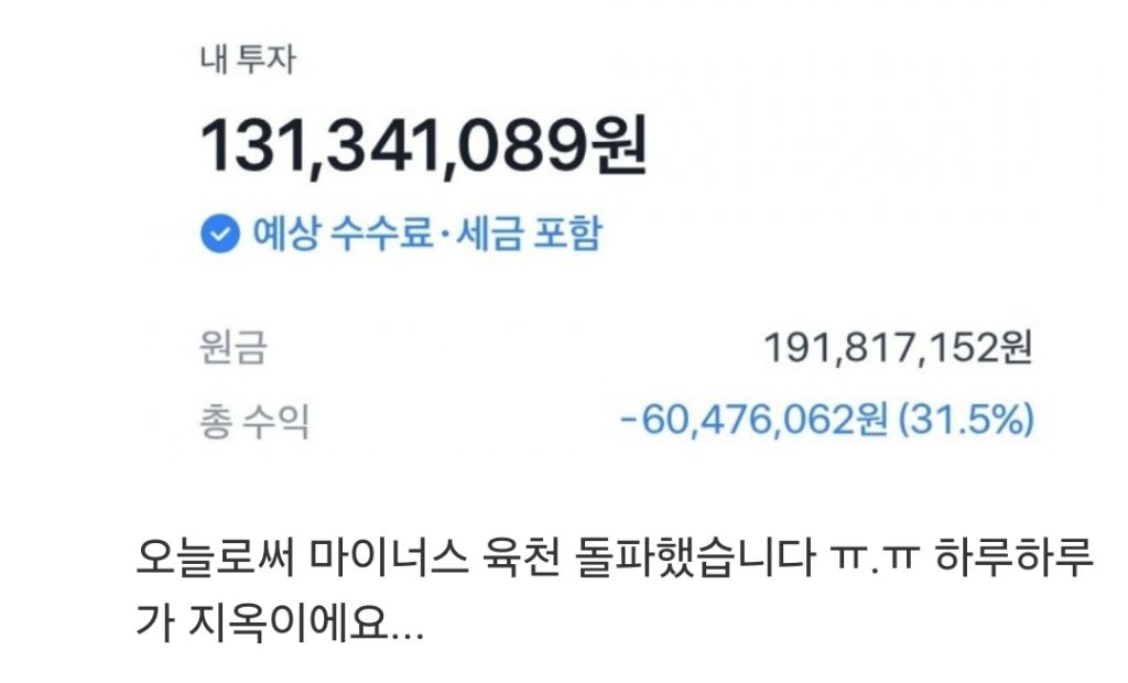 사실상 주식 코인 안하는 사람이 승자라는 요즘 장.. | 인스티즈