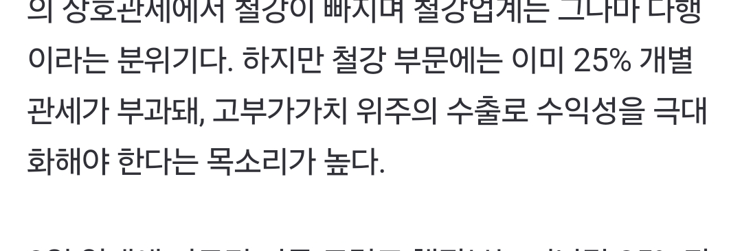철강 관세 면제 받았던 문재인 정부 | 인스티즈
