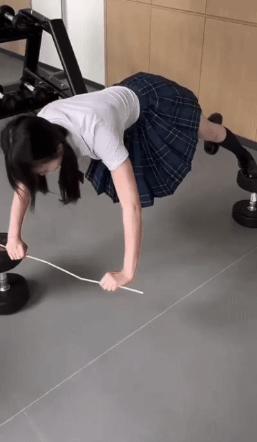  코어 근육 미친 여고생 gof7