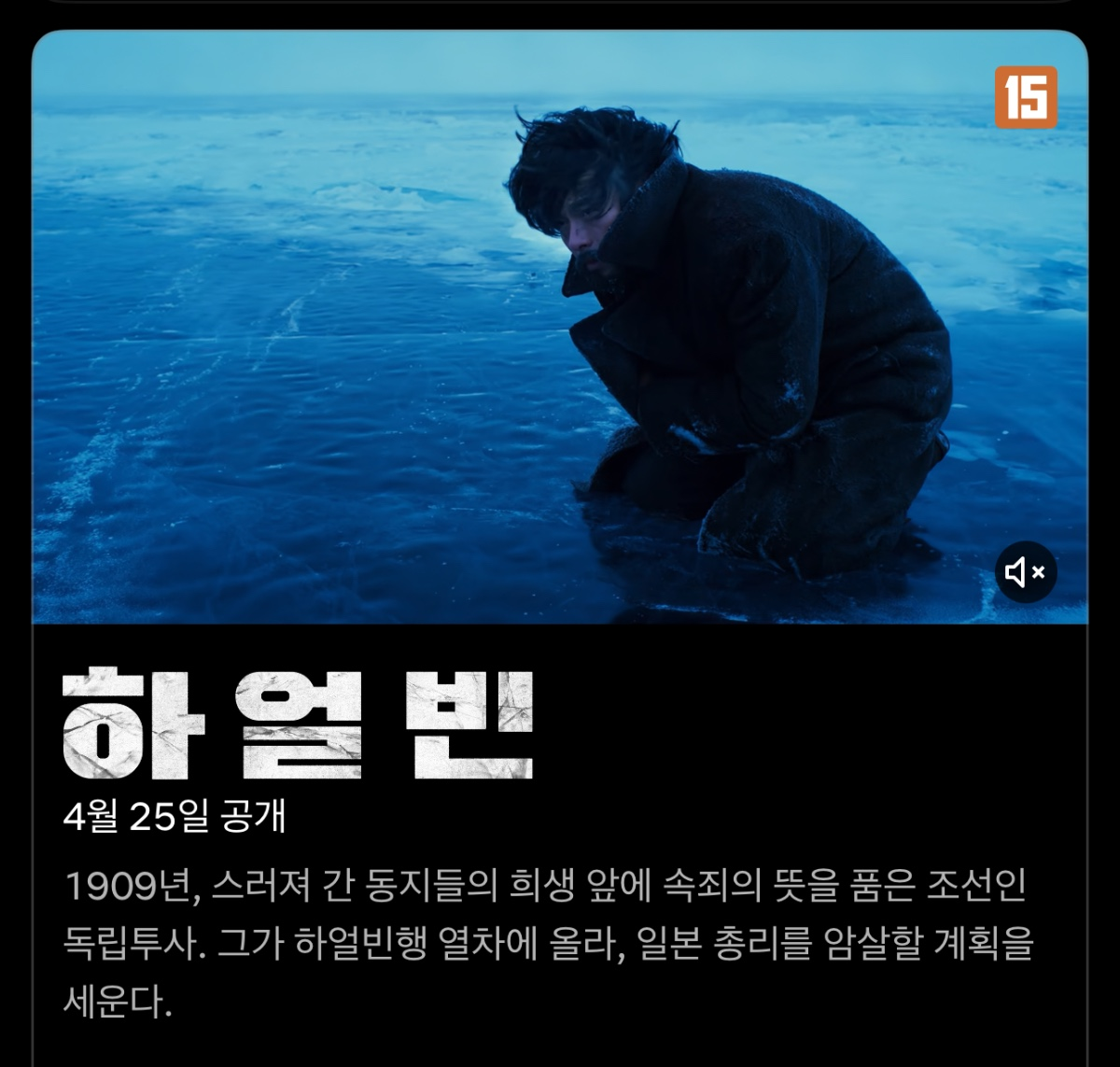 영화 하얼빈 넷플릭스 4월 25일 공개 | 인스티즈