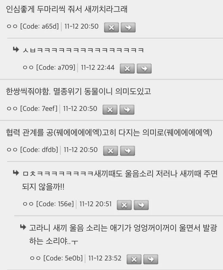 우리도 외교할 때 고라니 한마리씩 주는거 어떰 | 인스티즈