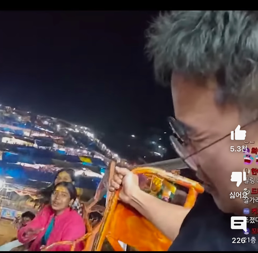  인도 미친 관람차…