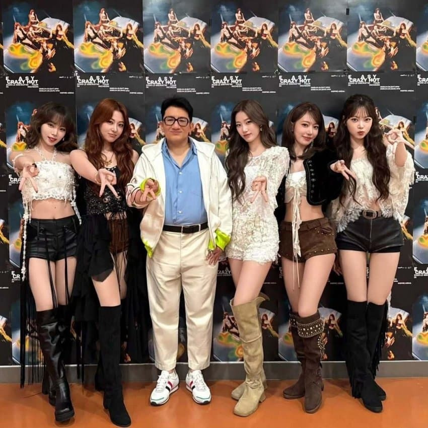 어제자 성공적으로 끝난 르세라핌 콘서트 참석한 연예인들.jpg | 인스티즈