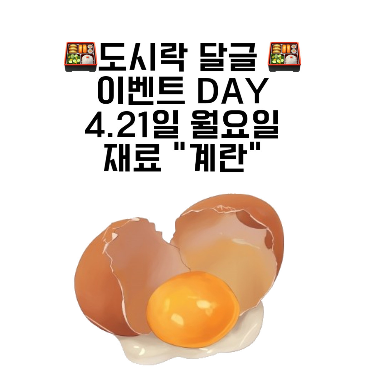  도시락 챙겨다니는 달글이 도시락 재료를 통일하면 생기는 일