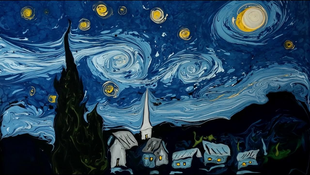 물과 기름이 만드는 신비한 그림 | 인스티즈