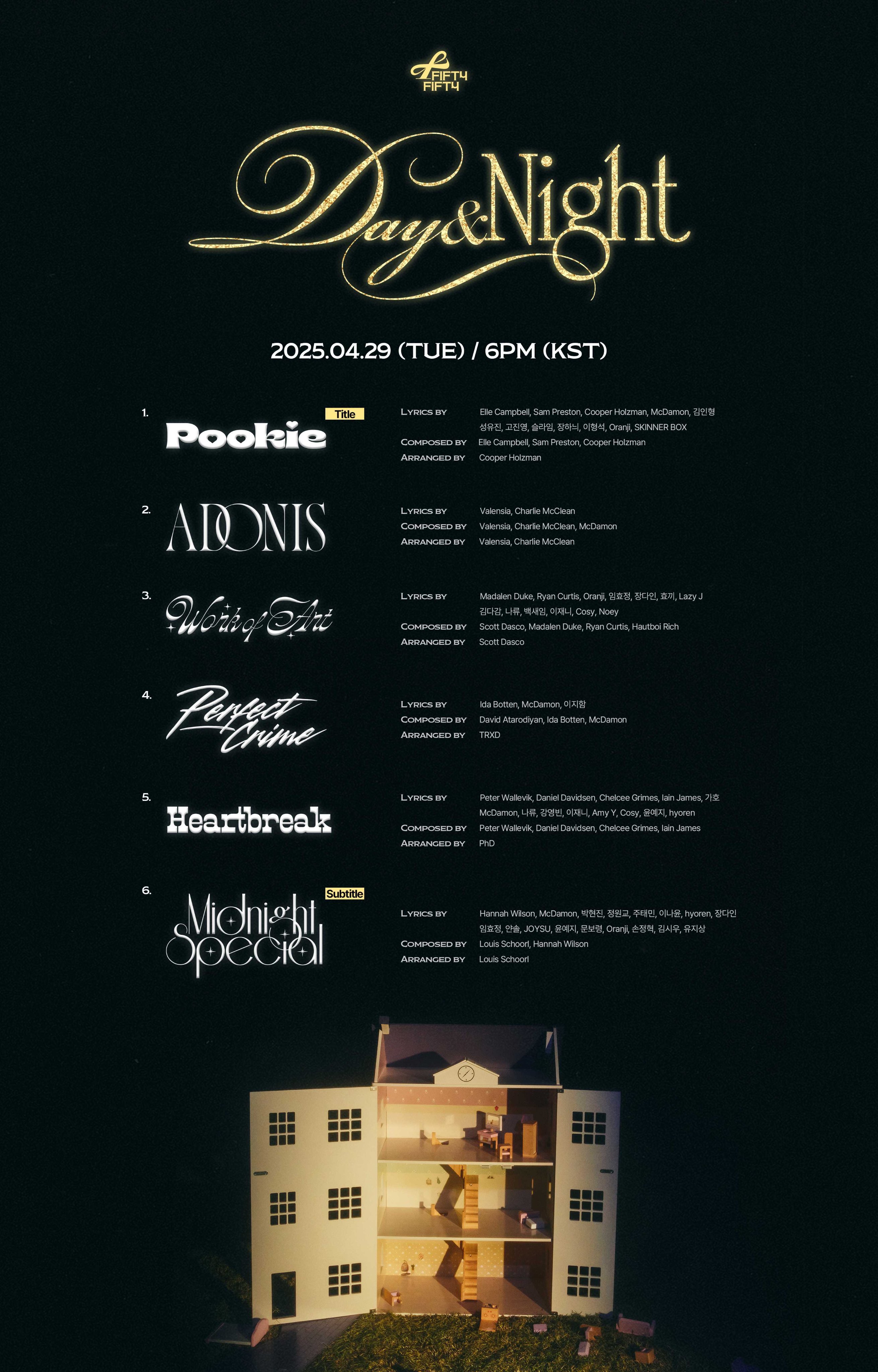  FIFTY FIFTY [피프티피프티] 3RD MINI ALBUM Day&amp;Night ..