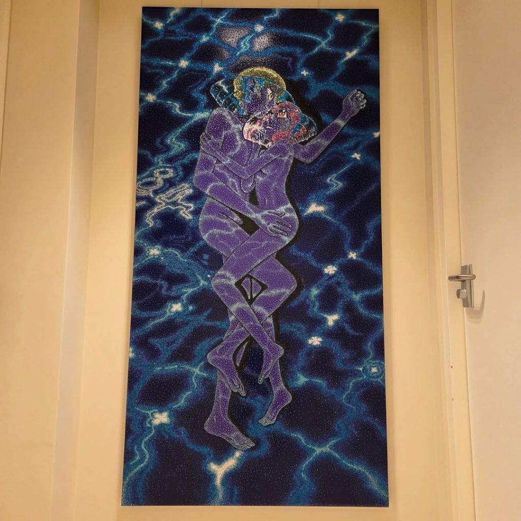  BTS 진이 선물로 받은 기안84 그림