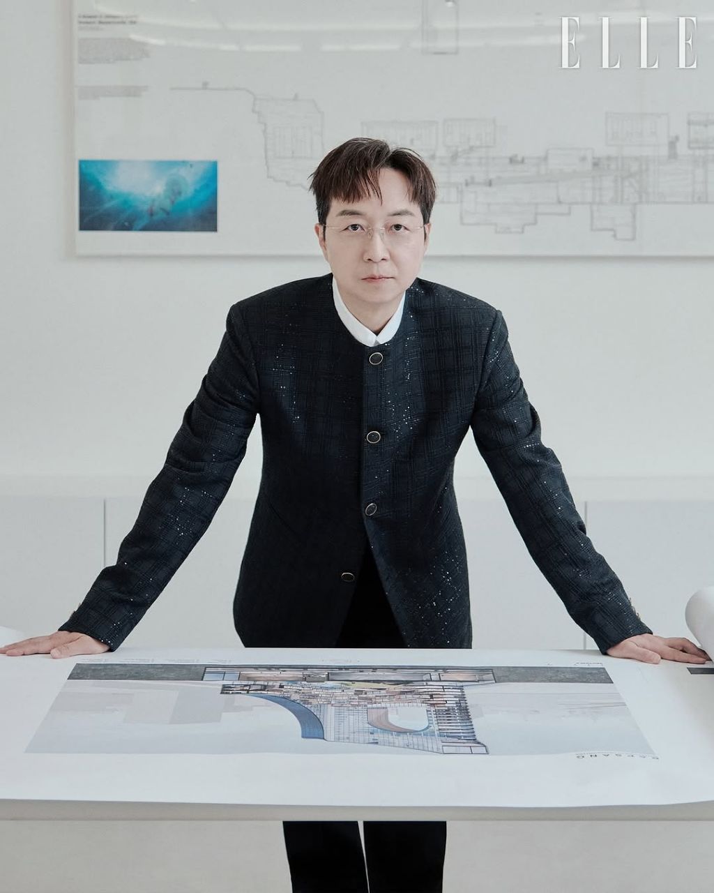 엘르 화보찍은 건축가 유현준