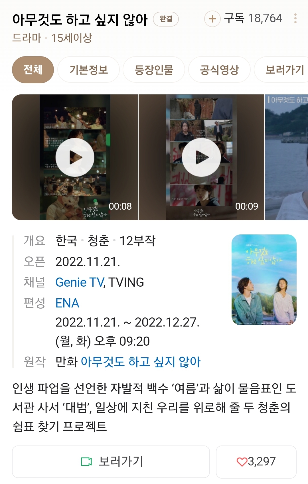 번아웃 온 사람들이 많이 공감했다는 드라마.jpg | 인스티즈