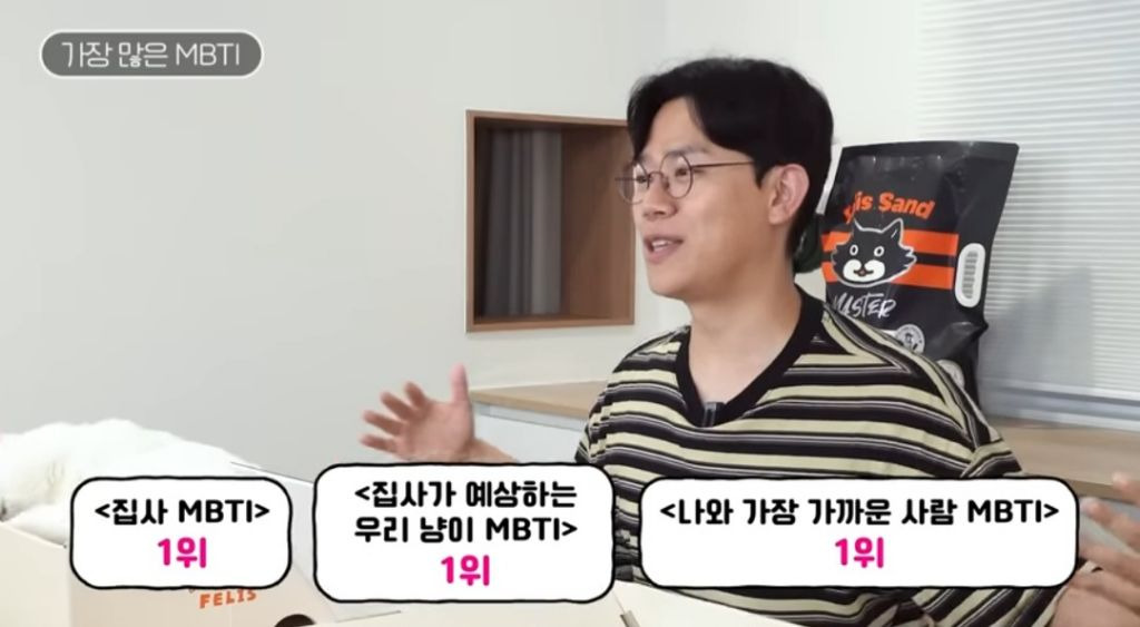 미야옹철 유툽에서 진행한 집사 MBTI 설문결과 | 인스티즈