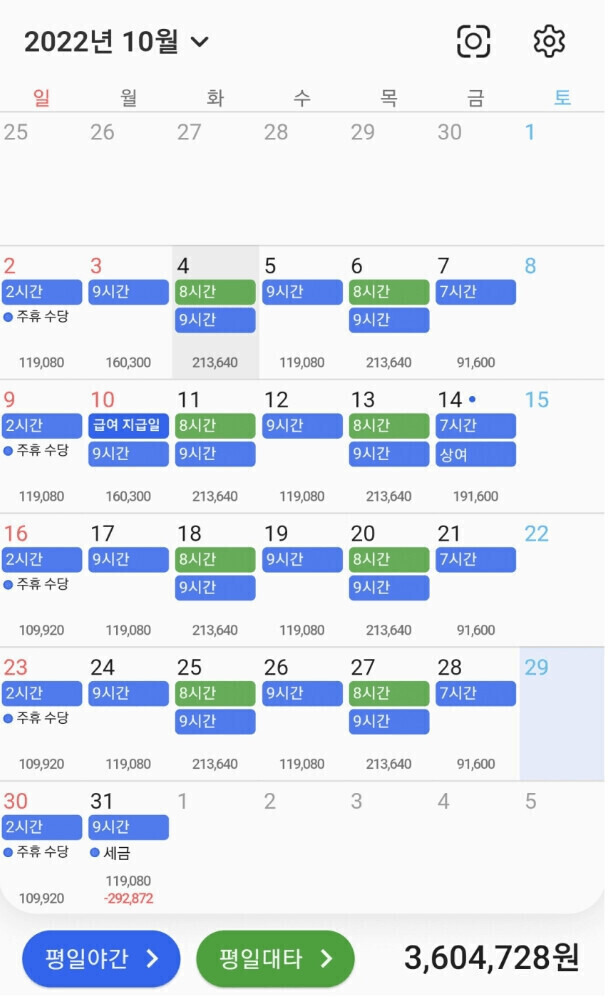  월 360버는 편의점 알바생1