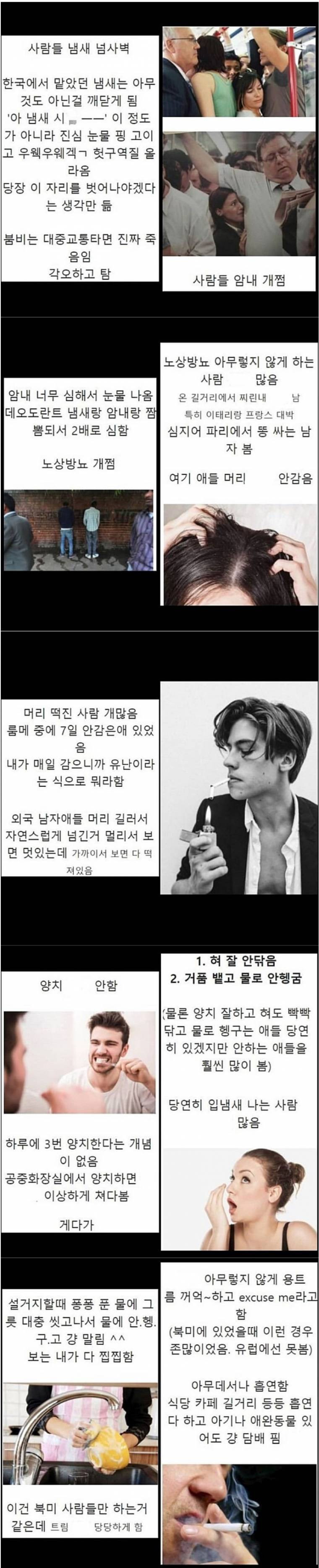  한국인이 외국 생활하면 충격 먹는다는 거4