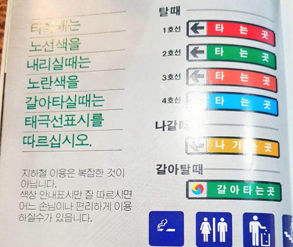 환승역은 왜 태극으로 표기하는걸까? | 인스티즈