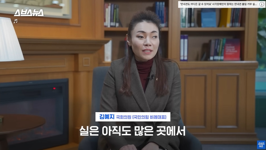 카메라 의식하는 안내견 조이 | 인스티즈