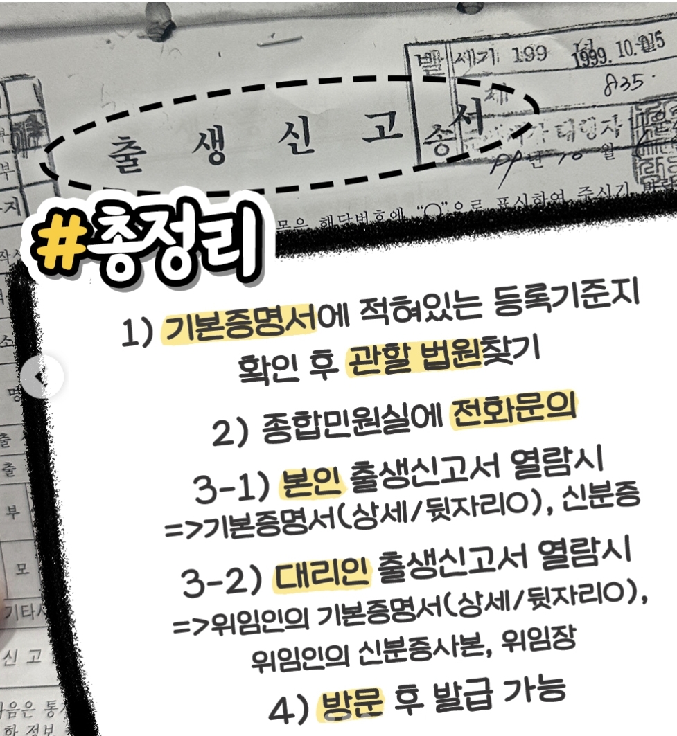 96년생 이후 사람들이 꼭 떼봐야될 서류...jpg | 인스티즈