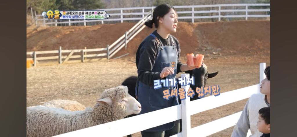 [슈돌] 목장 먹이주기 체험하는 정우 | 인스티즈