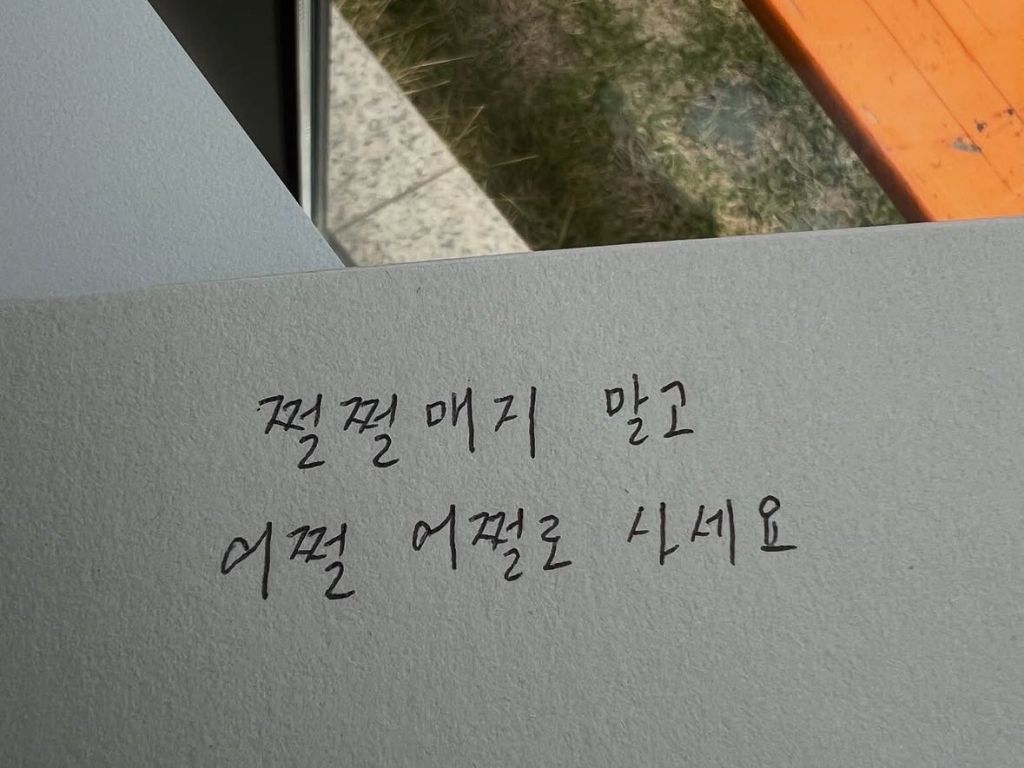  쩔쩔매지 말고 어쩔 어쩔로 사세요