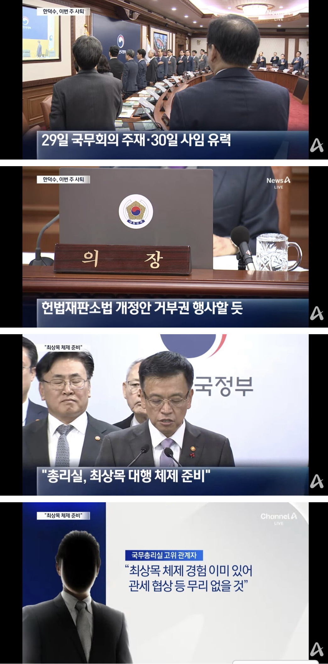 채널A) 총리실, 최상목 권한대행 체제 준비중 | 인스티즈