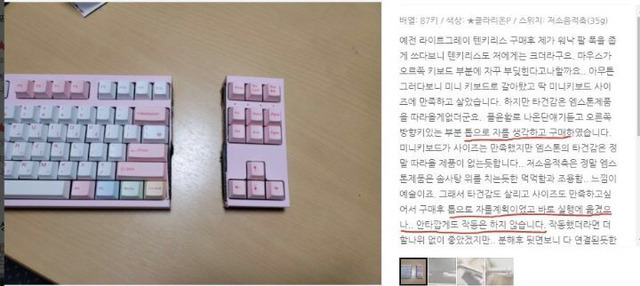 키보드가 너무 커서 불편했던 사람.jpg