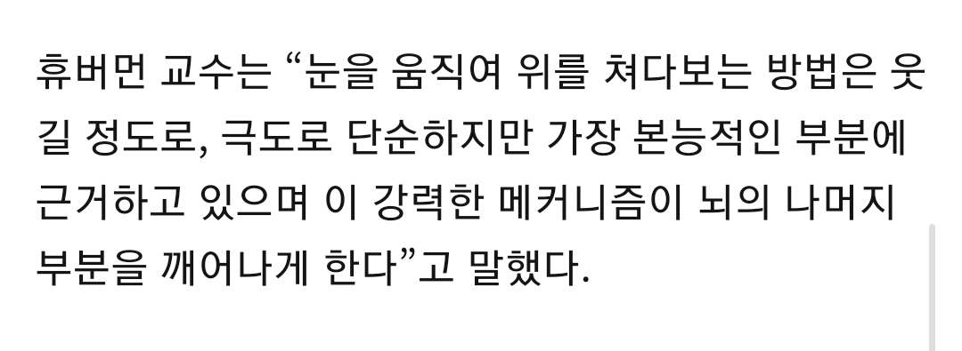 천장 올려다보면 30초 안에 잠 깬다…뇌과학자의 식곤증 퇴치법 | 인스티즈