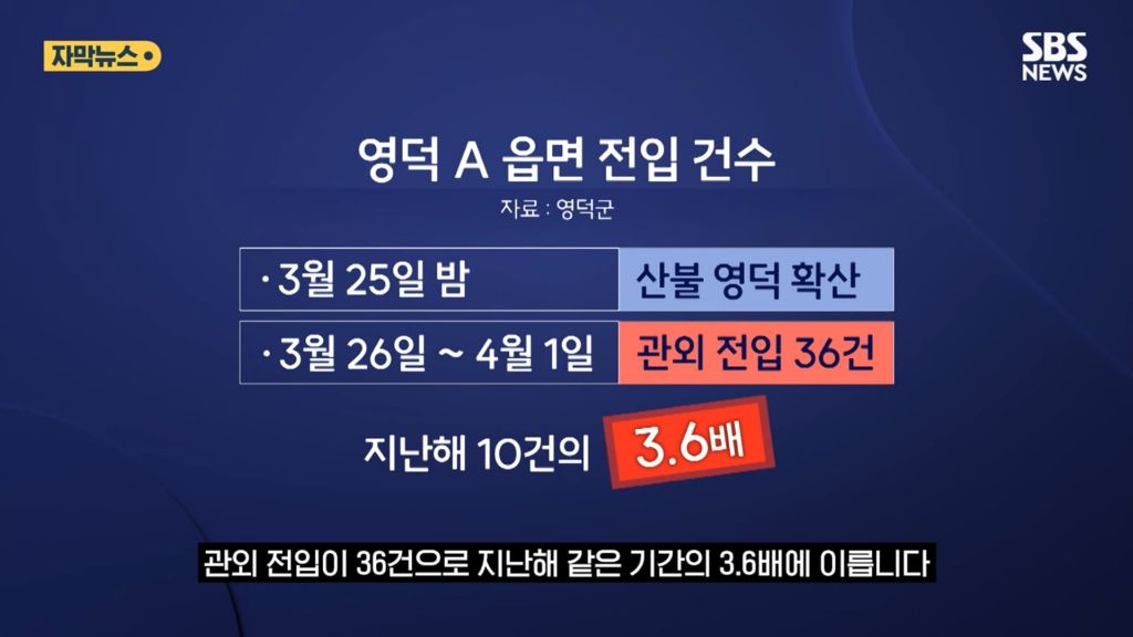 산불 이후 인구가 늘어난 안동 | 인스티즈