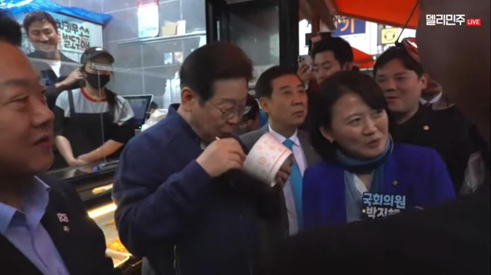  이재명 후보 실시간 근황