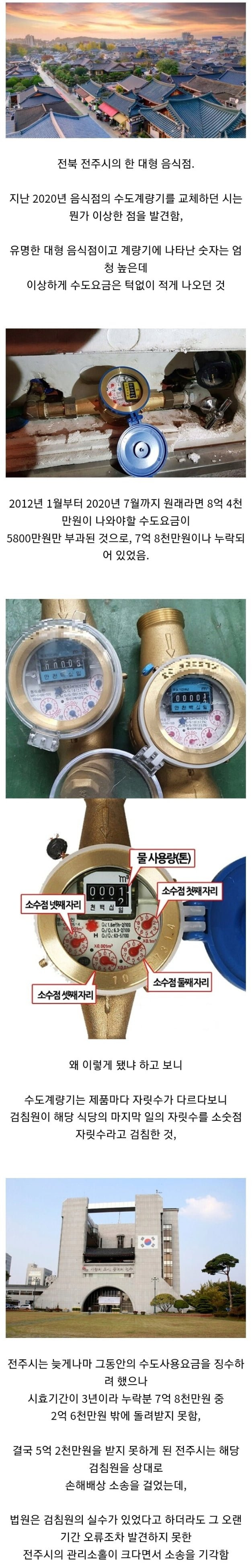  레전드 수도세 사건