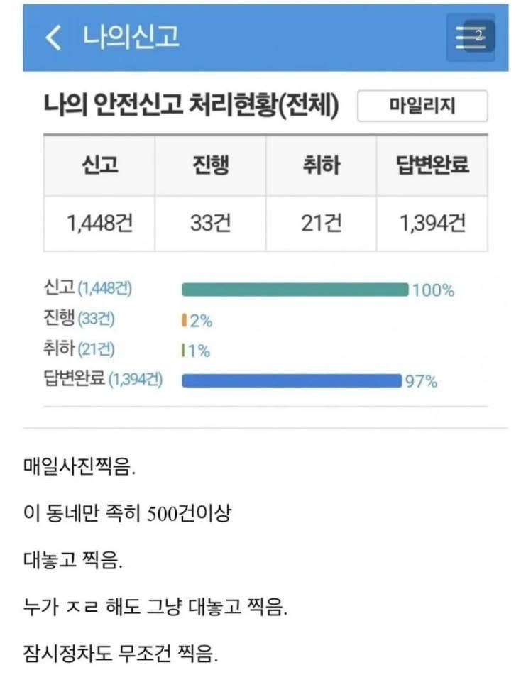 동네를 강제로 깨끗하게 만들어버렸다는 디씨인 | 인스티즈