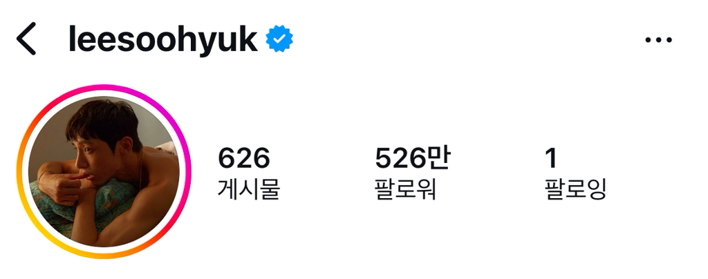뭔가 예상이 빗나가는 남자배우들 인스타 팔로워 수 | 인스티즈