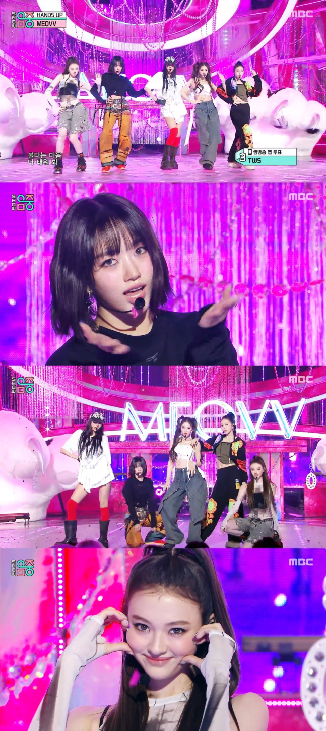  미야오, 데뷔 첫 &apos;음악중심&apos; 시선강탈 &apos;핸즈업&apos;