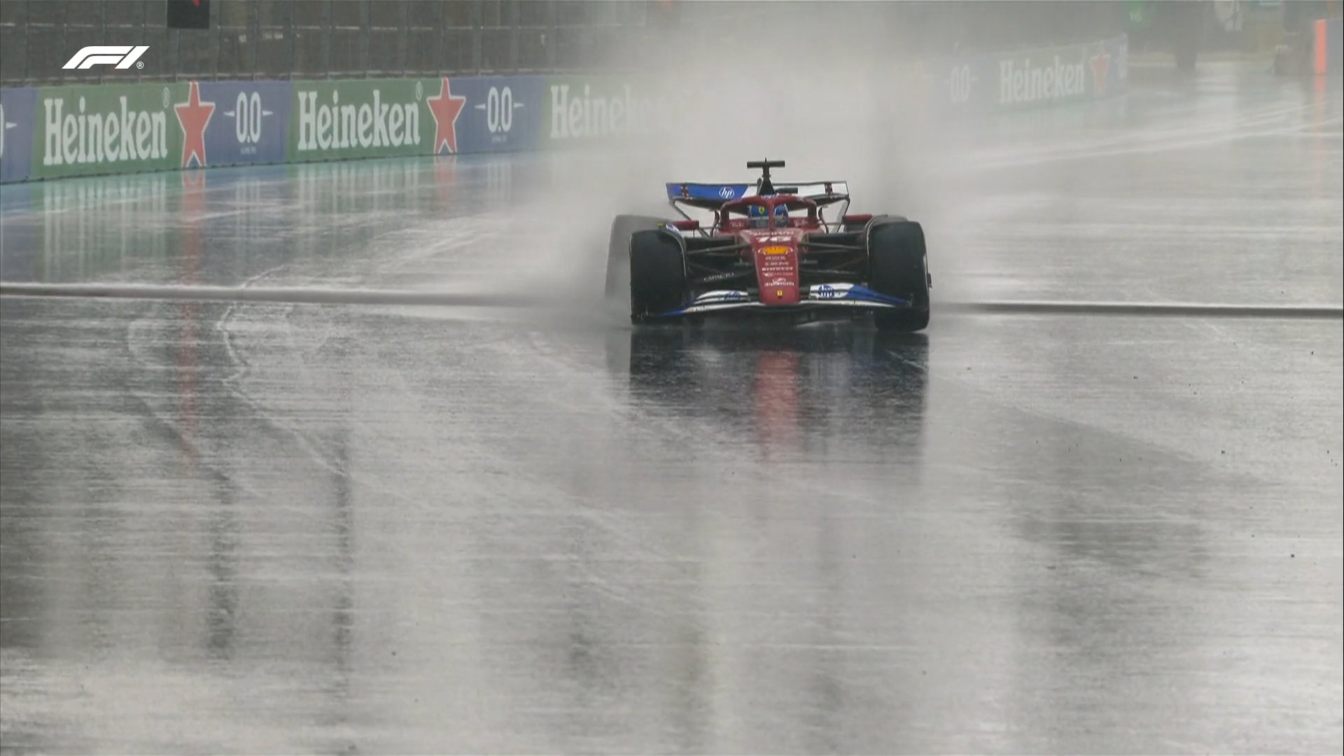[F1] 페라리 샤를 르끌레, 정찰 랩에서 사고로 리타이어 | 인스티즈