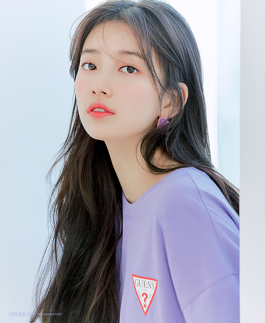 수지의 빨주노초파남보 | 인스티즈