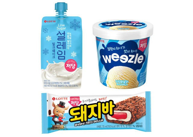  저당 설레임, 저당 위즐, 저당 돼지바 출시
