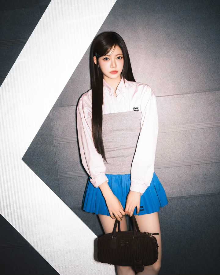 르세라핌 미우미우 광고 은채 인스타 업뎃 | 인스티즈