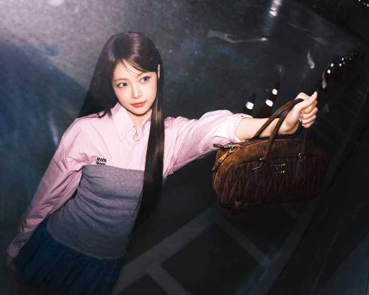 르세라핌 미우미우 광고 은채 인스타 업뎃 | 인스티즈