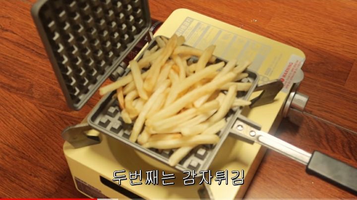 와플팬으로 와플 빼고 다 눌러먹기 | 인스티즈
