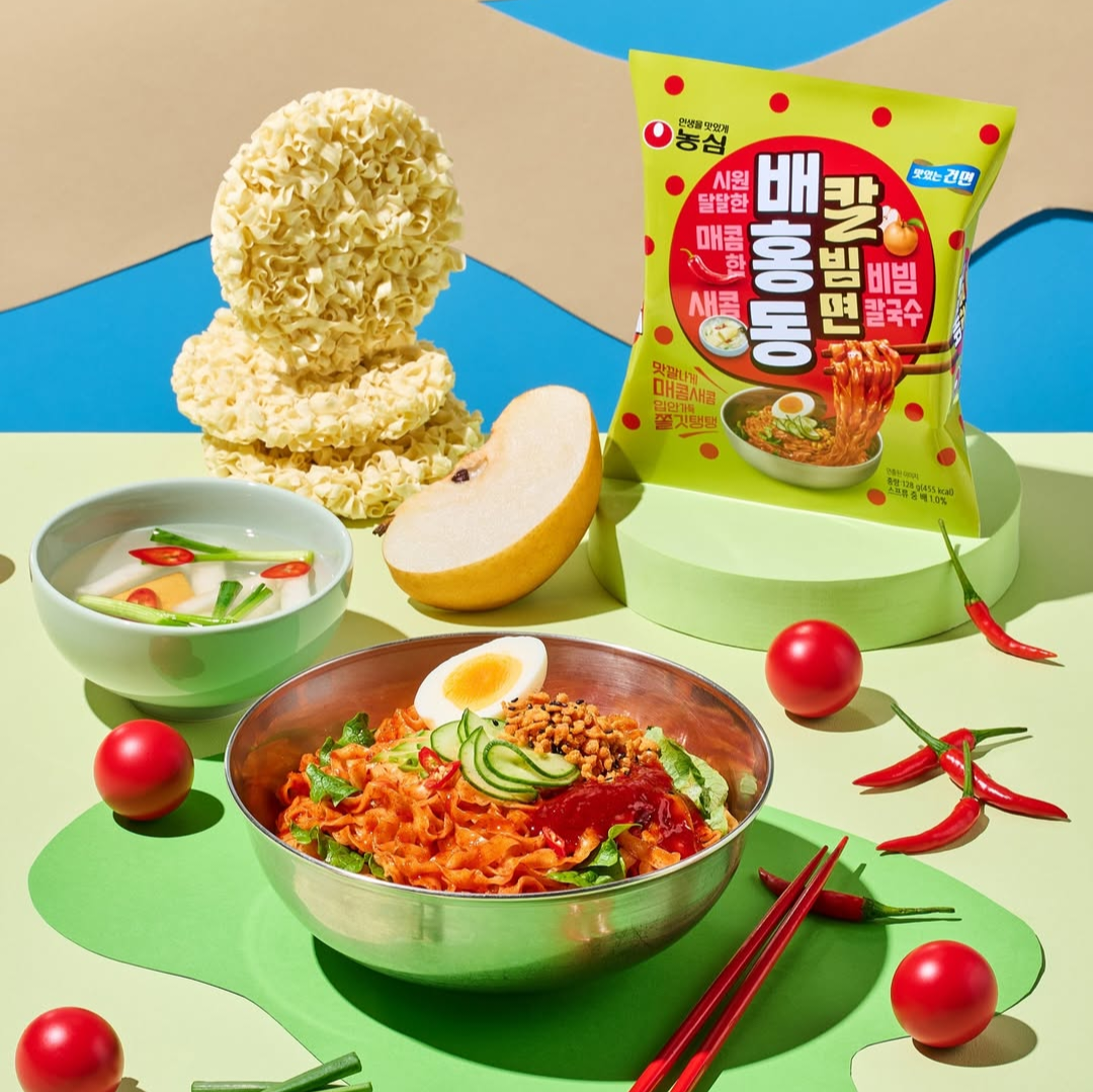  농심 배홍동 칼빔면 출시