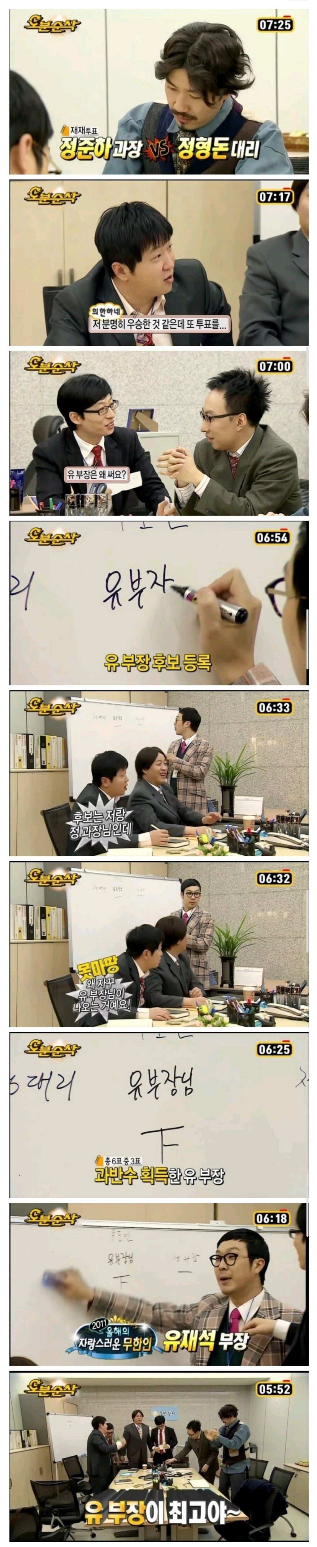  후보에도 없는 유부장 당선