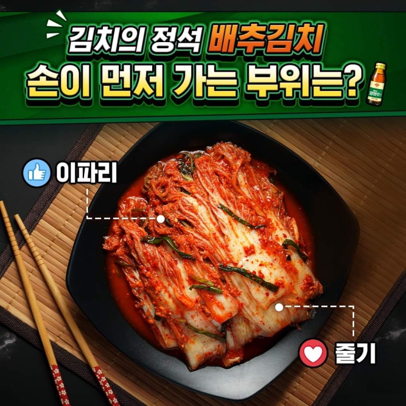  손이 먼저 가는 김치 부위는?6
