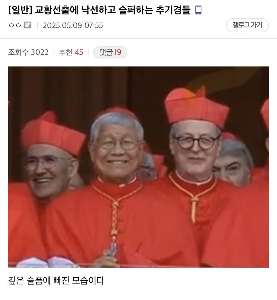  교황 선출에 낙선해서 슬퍼하는 추기경들.jpg1