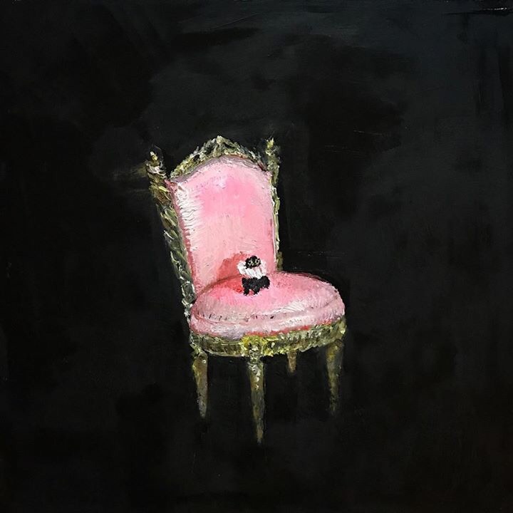 새벽갤을 가르는 의자에 고양이 묻은 그림 | 인스티즈