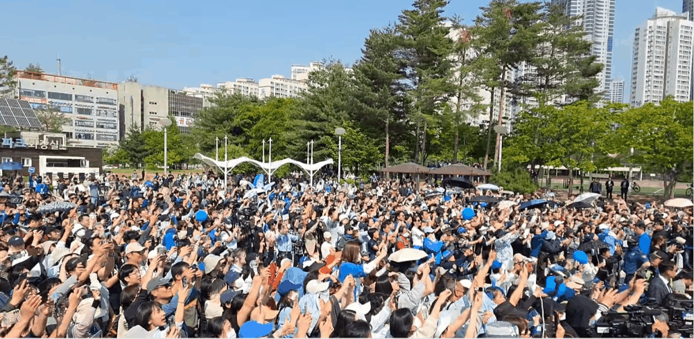 실시간 이재명 동탄 유세 인파.jpg | 인스티즈