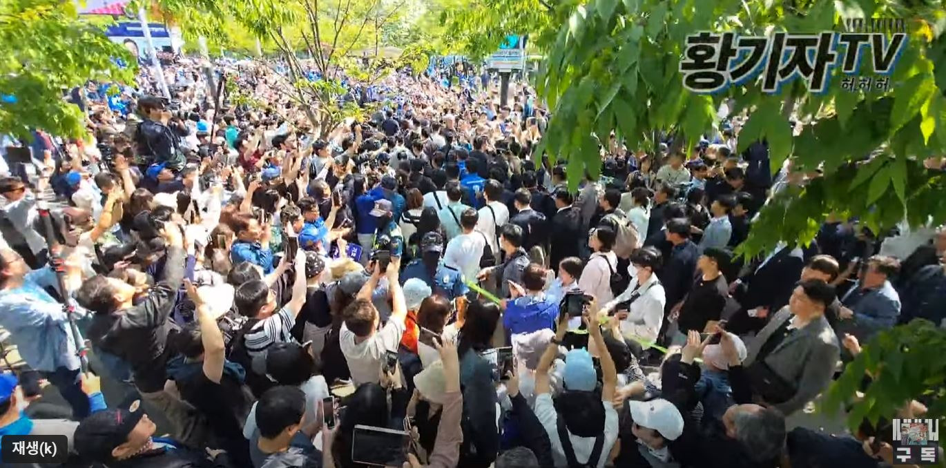 실시간 이재명 동탄 유세 인파.jpg | 인스티즈