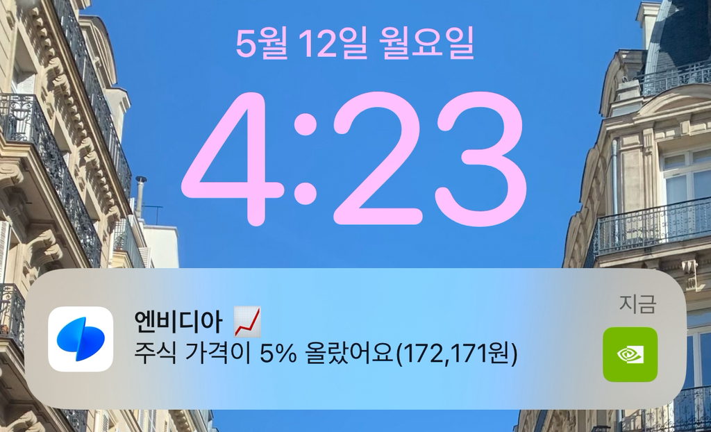  5% 올라간 엔비디아
