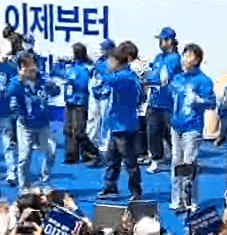  광화문에서 댄스폭주기관차 박선원 의원