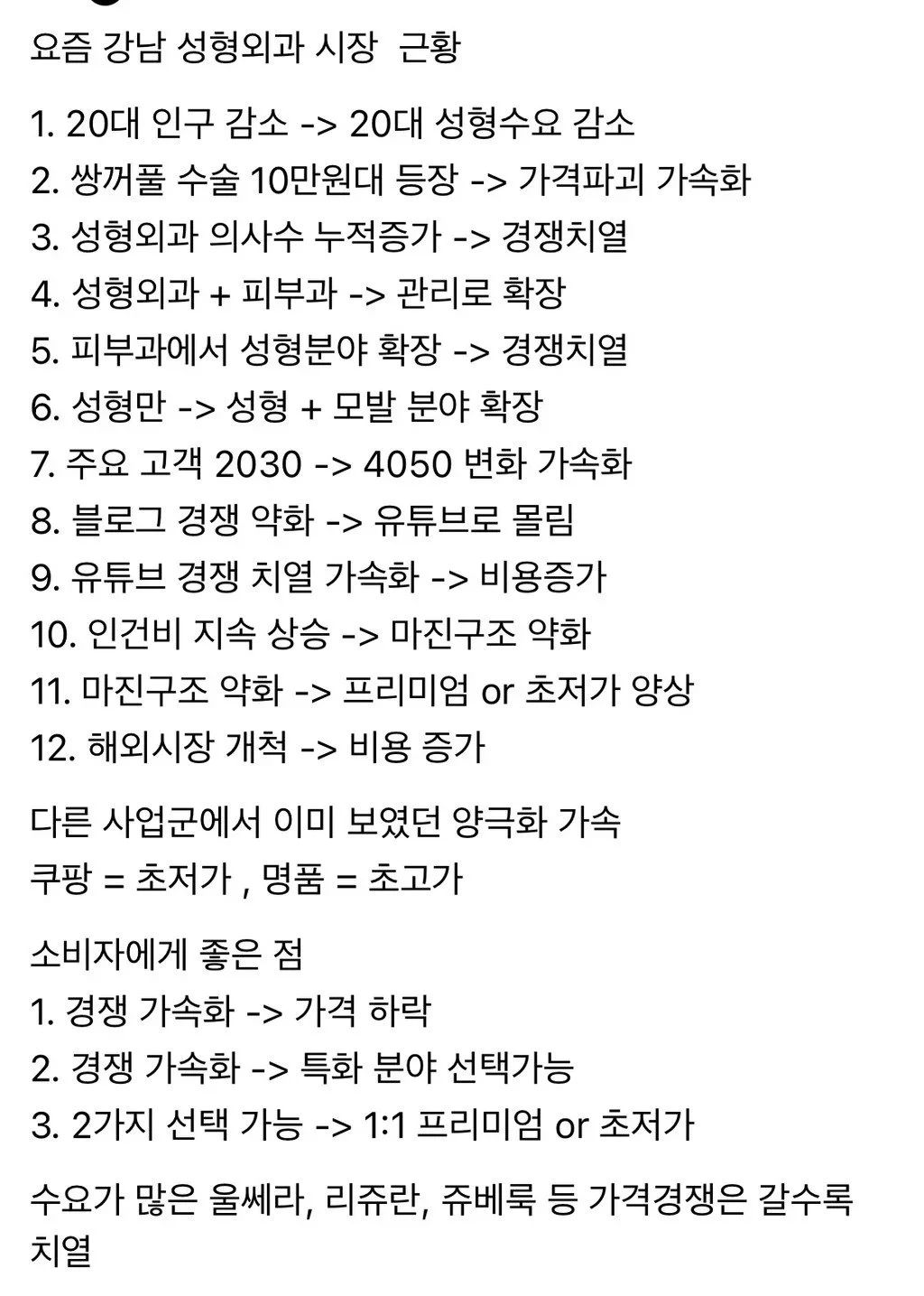  강남 성형외과 근황