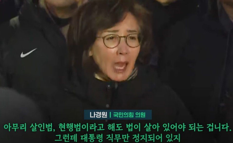  나경원의 절규