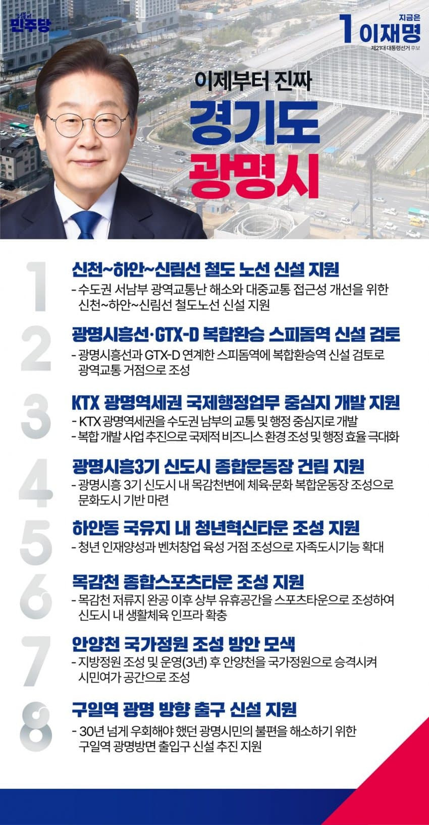 이재명 지역별 상세 공약 추가적으로 더 뜨는 중.jpg (본인 지역 확인 ㄱㄱ) | 인스티즈