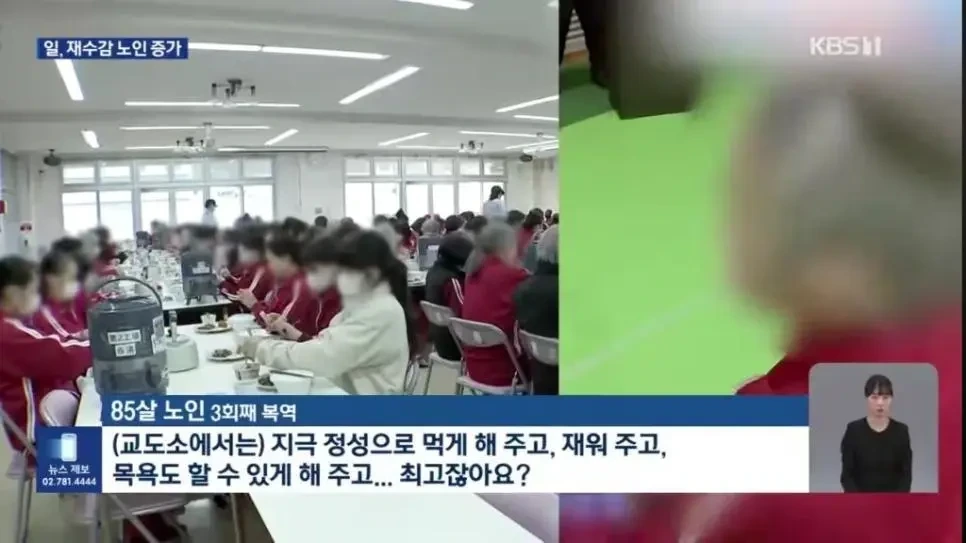 일부러 교도소 가는 일본 노인들 | 인스티즈