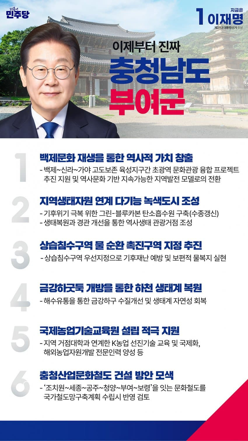 이재명 지역별 상세 공약 추가적으로 더 뜨는 중.jpg (본인 지역 확인 ㄱㄱ) | 인스티즈